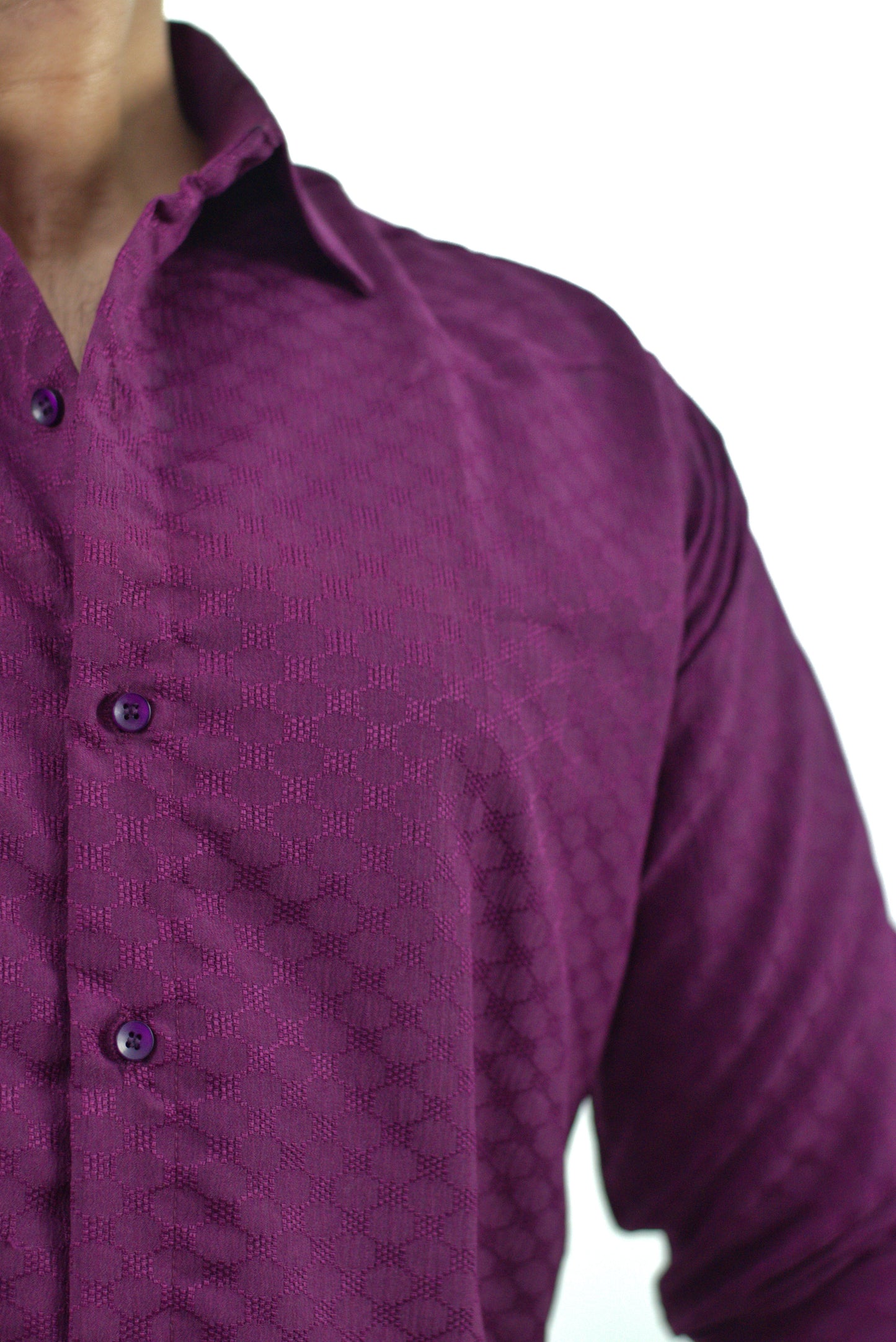 Mahroon Textured Shirt