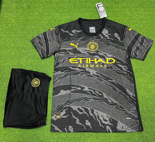 Manchester city jersey with shorts