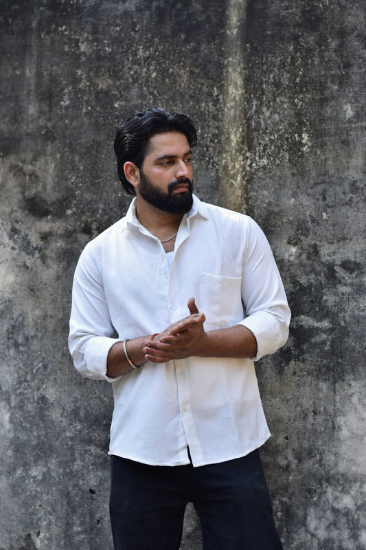 White Linen Shirt